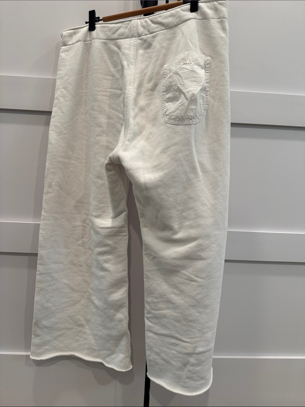 Nili Lotan women’s whiteWide-Leg Sweatpants - Picture 3 of 3